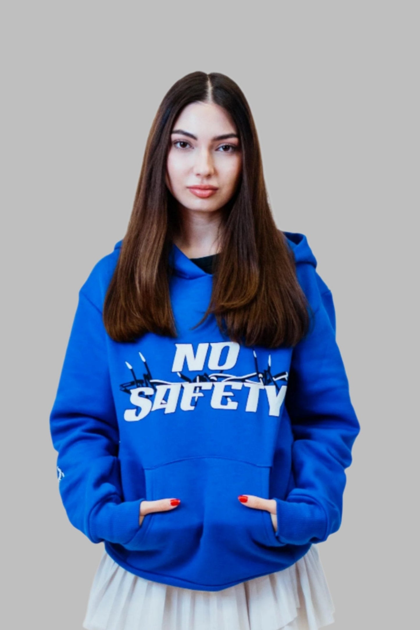 Barbed Wire Hoodie (Blue)