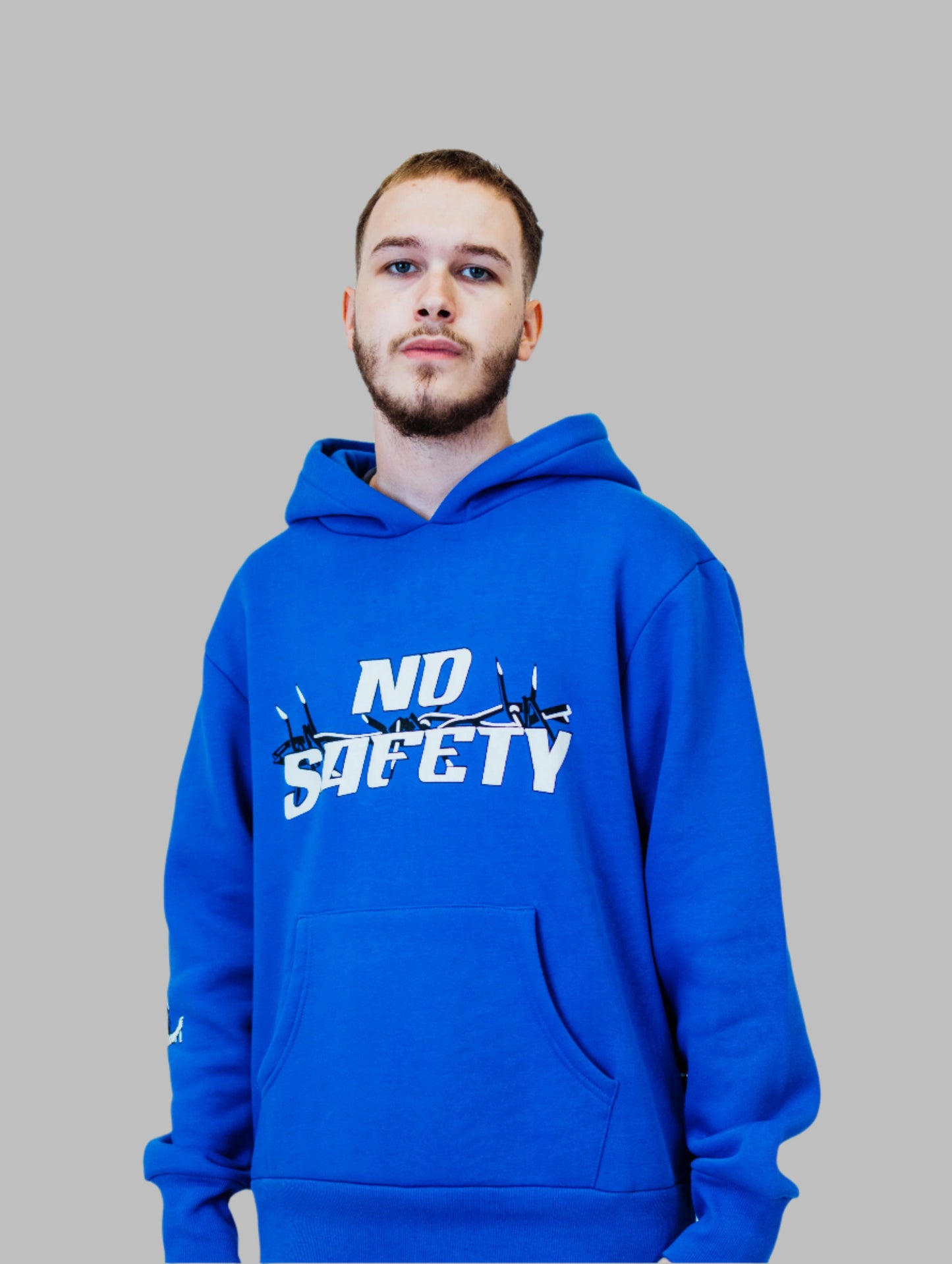 Barbed Wire Hoodie (Blue)