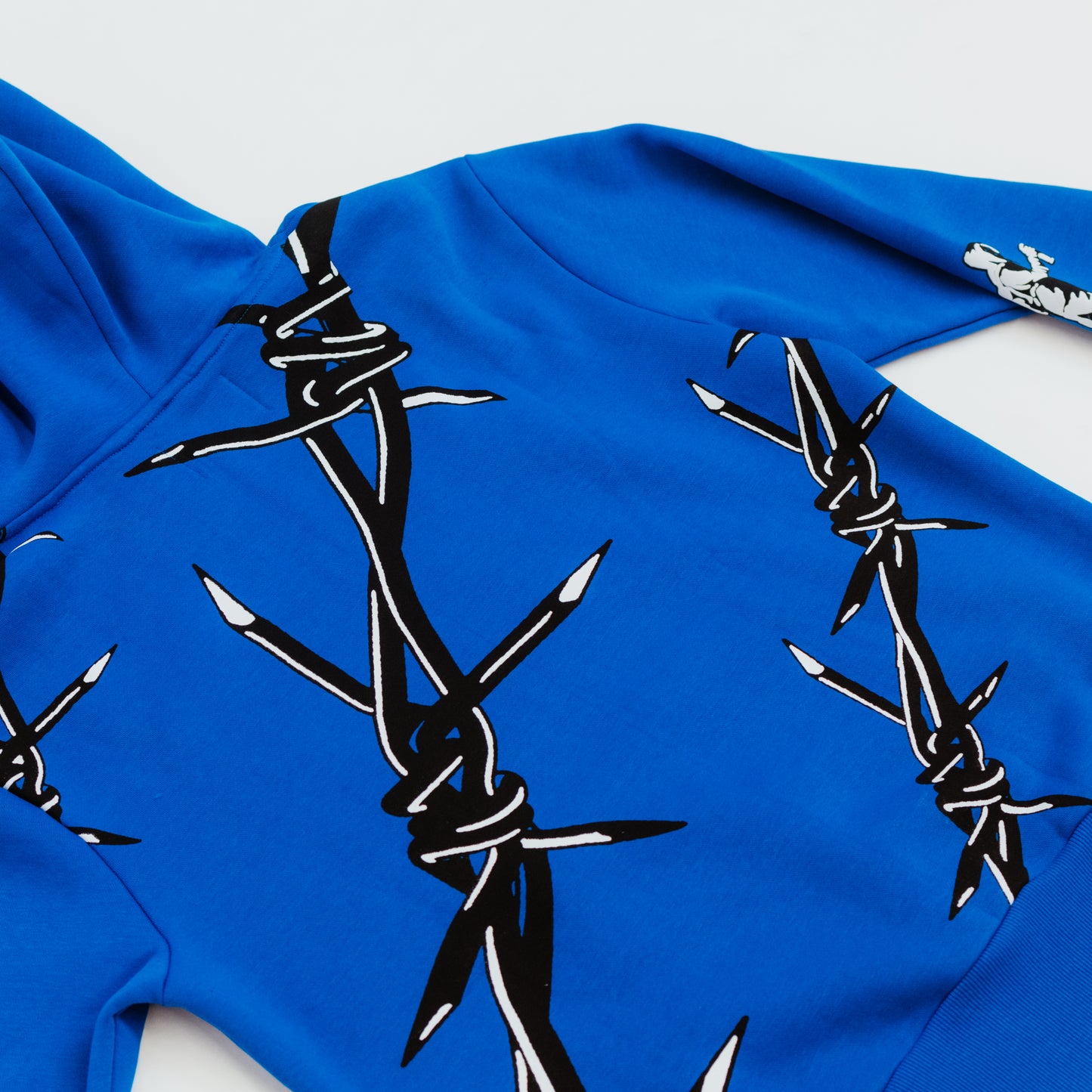 Barbed Wire Hoodie (Blue)